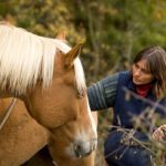 Antoinette und Pferd